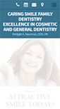 Mobile Screenshot of caringsmilefamilydentistry.com